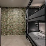 Bed In Mixed Room Hippie Nice
