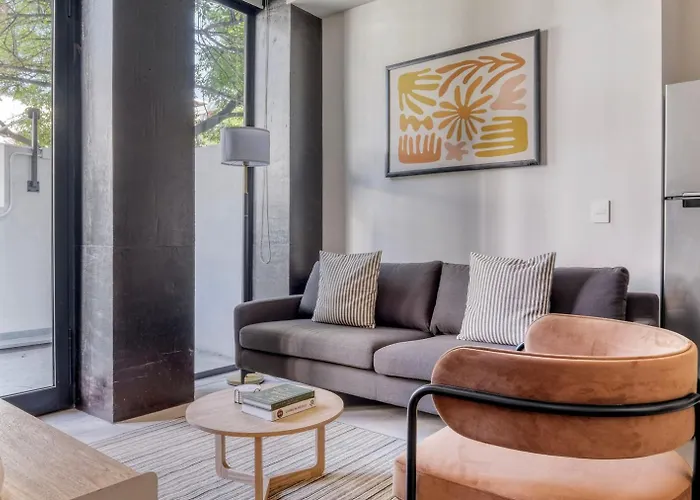 Hip Roma Norte 1Br W All-Day Security Mex-124