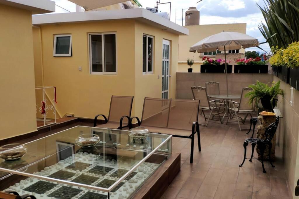 Departamento Frida Kahlo - Dpto De 1 - Bella Terraza Comun - Zona Tranquila En Cdmx Apartamento