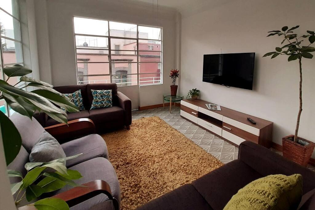 2b Acogedor Y Amplio Depto, Centro Histórico Cdmx Apartamento México DF