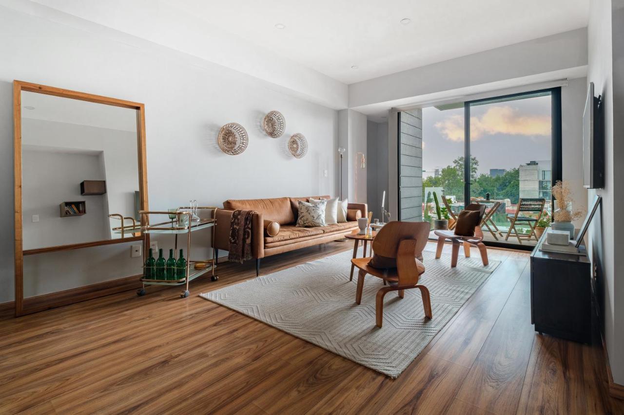 Apartamento Departamento Con 2 Recamaras Y Terraza En Roma Norte México DF