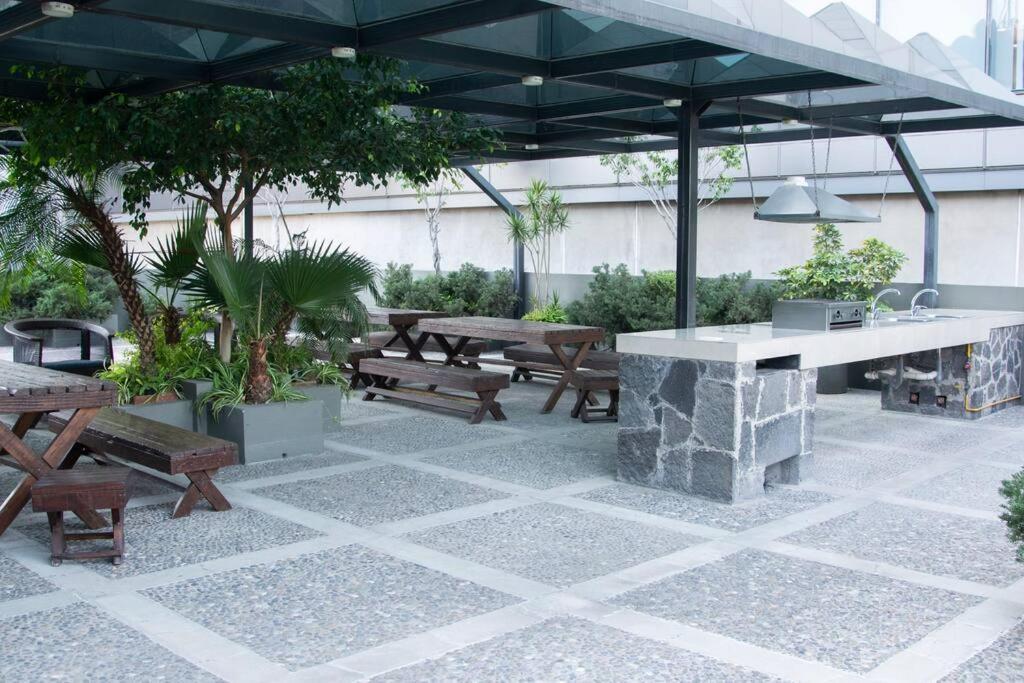 Great Cozy Loft Luxory Pool/ Gym/jacuzzi/roof Apartment Mexico City