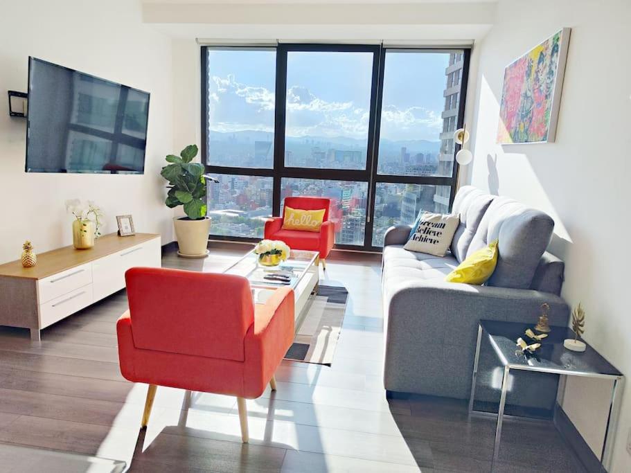 Apartment Emilia Maiahome-2bd Amazing View In Polanco -pool Gym *