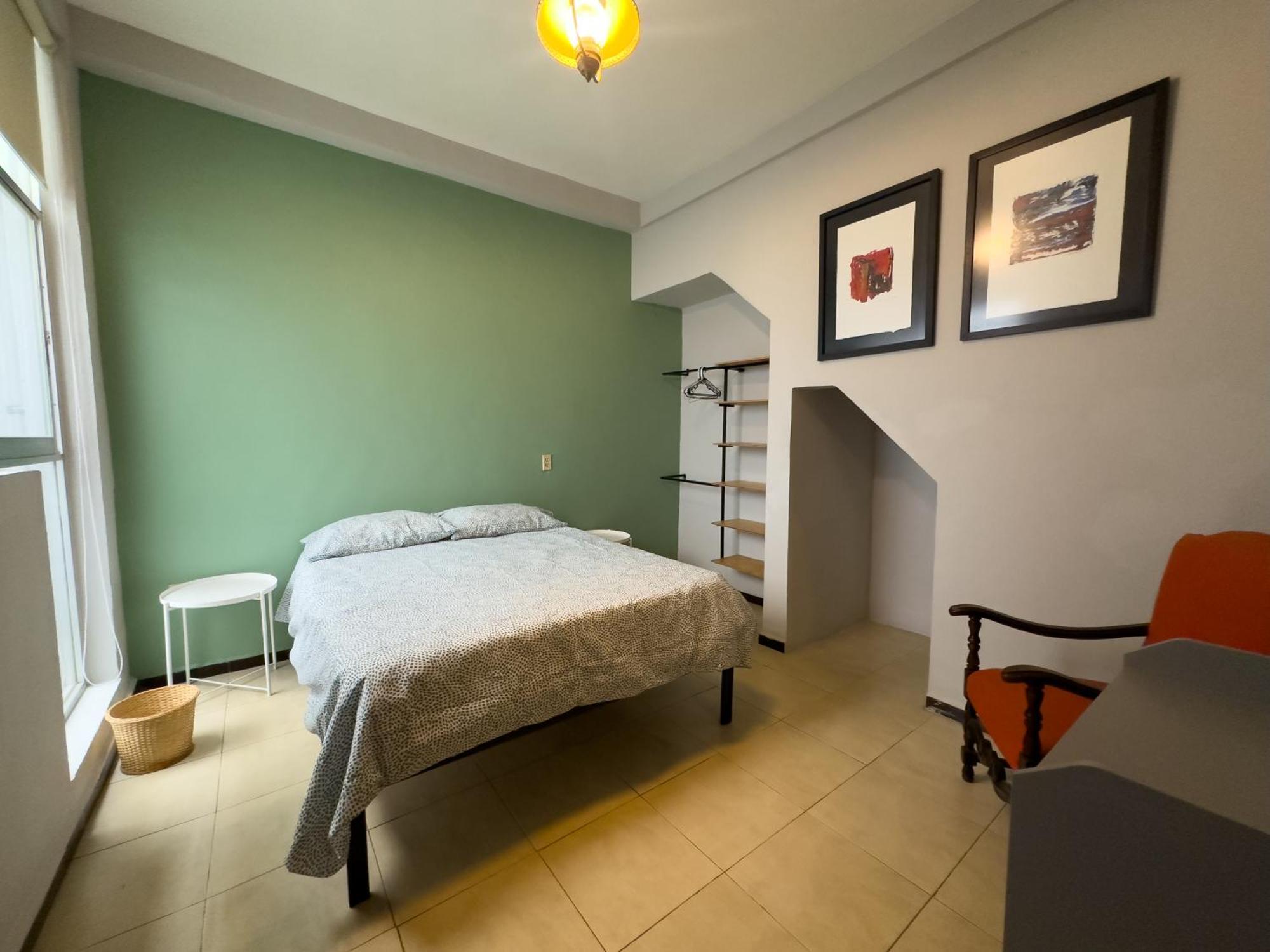 Cuarto 2 - Roma Norte Cama Queen Size Cidade do México