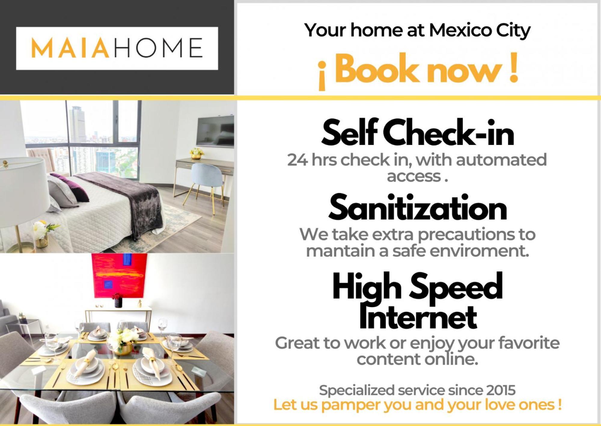 Apartamento Tamayo Maiahome-en El Corazón De Polanco Jacuzzi Y Terraza México DF