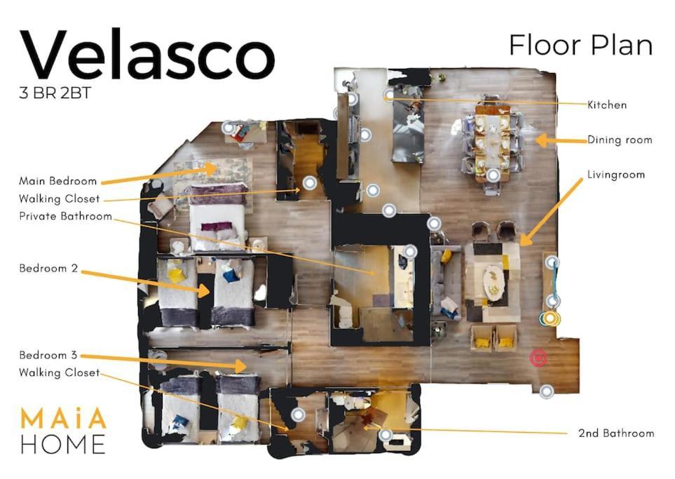 Apartamento Velasco Maiahome-polanco Depa Con Alberca/gym/spa/jacuzzi + 3br México DF