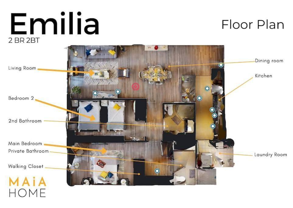Emilia Maiahome-2bd Amazing View In Polanco -pool Gym Apartment *
