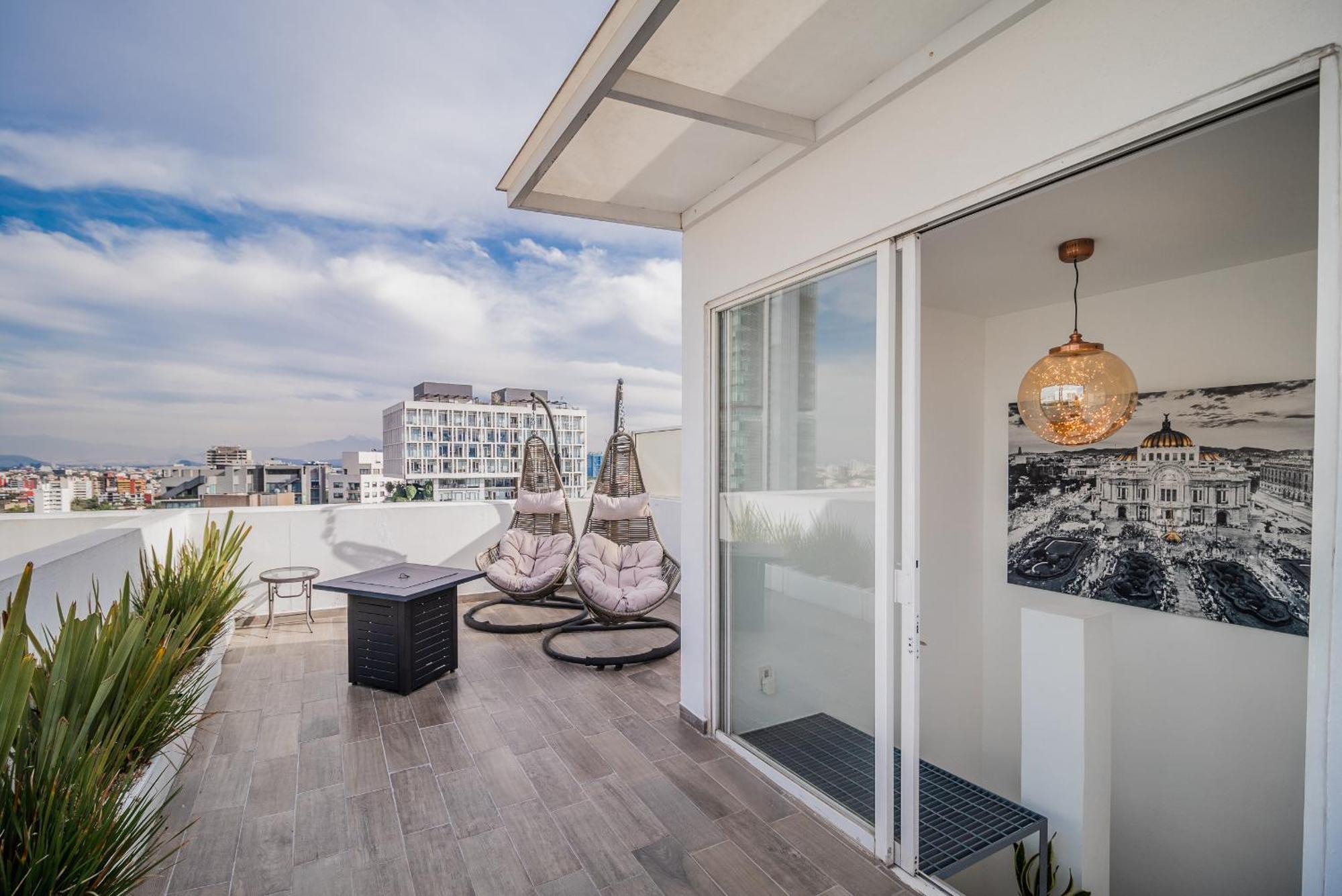 3-floor Penthouse Private Roof Garden High Speed Wi-fi 500mb Air-conditioning Pool & Gym Apartamento *