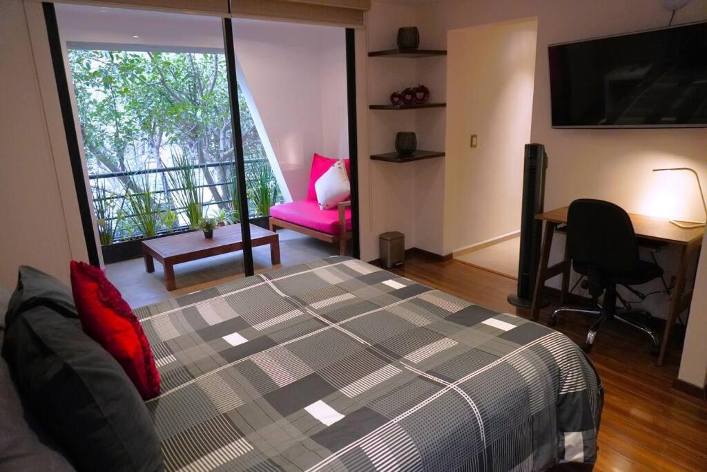 Loft Con Balcon En Roma Norte