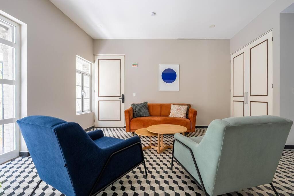 Elegante Depto De 2 En Roma Norte Apartamento