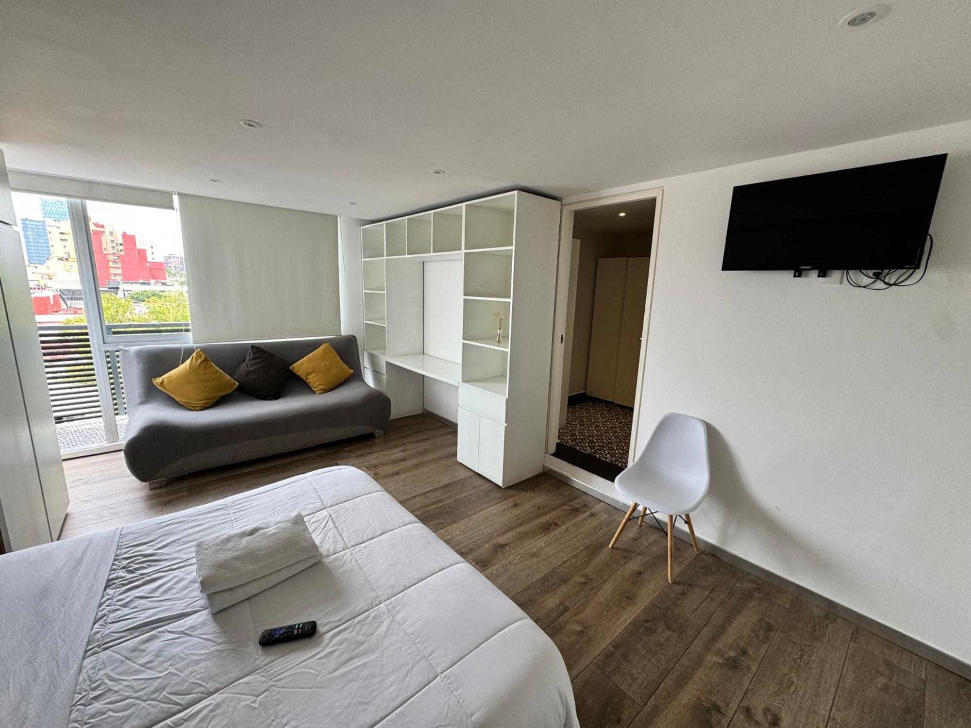 Homestay Calzolli Penthouse Casa De Huespedes Y Coliving Mexico City