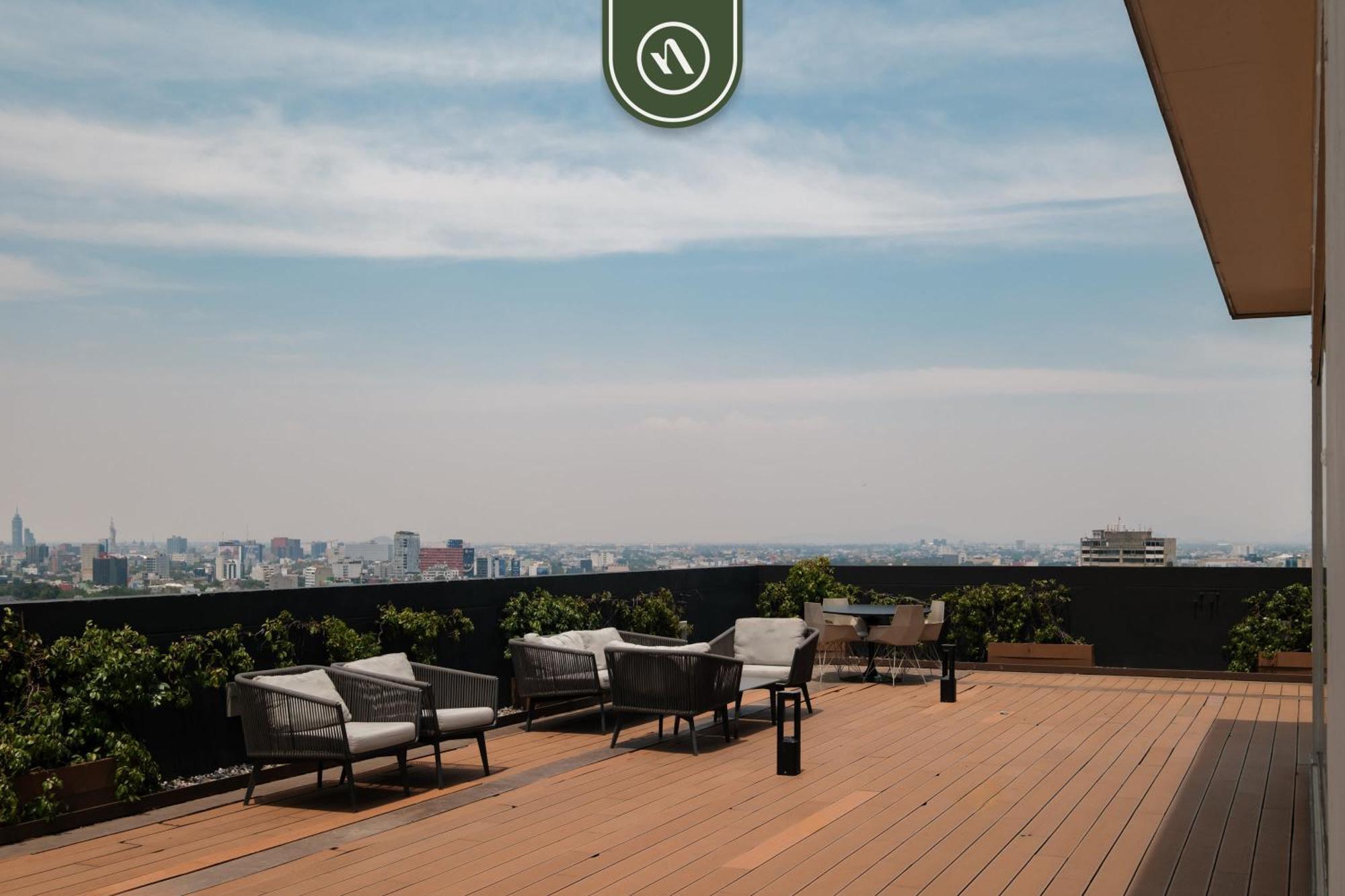 Apartamento New 2 Bedroom In Condesa - Pool - Skyline México DF