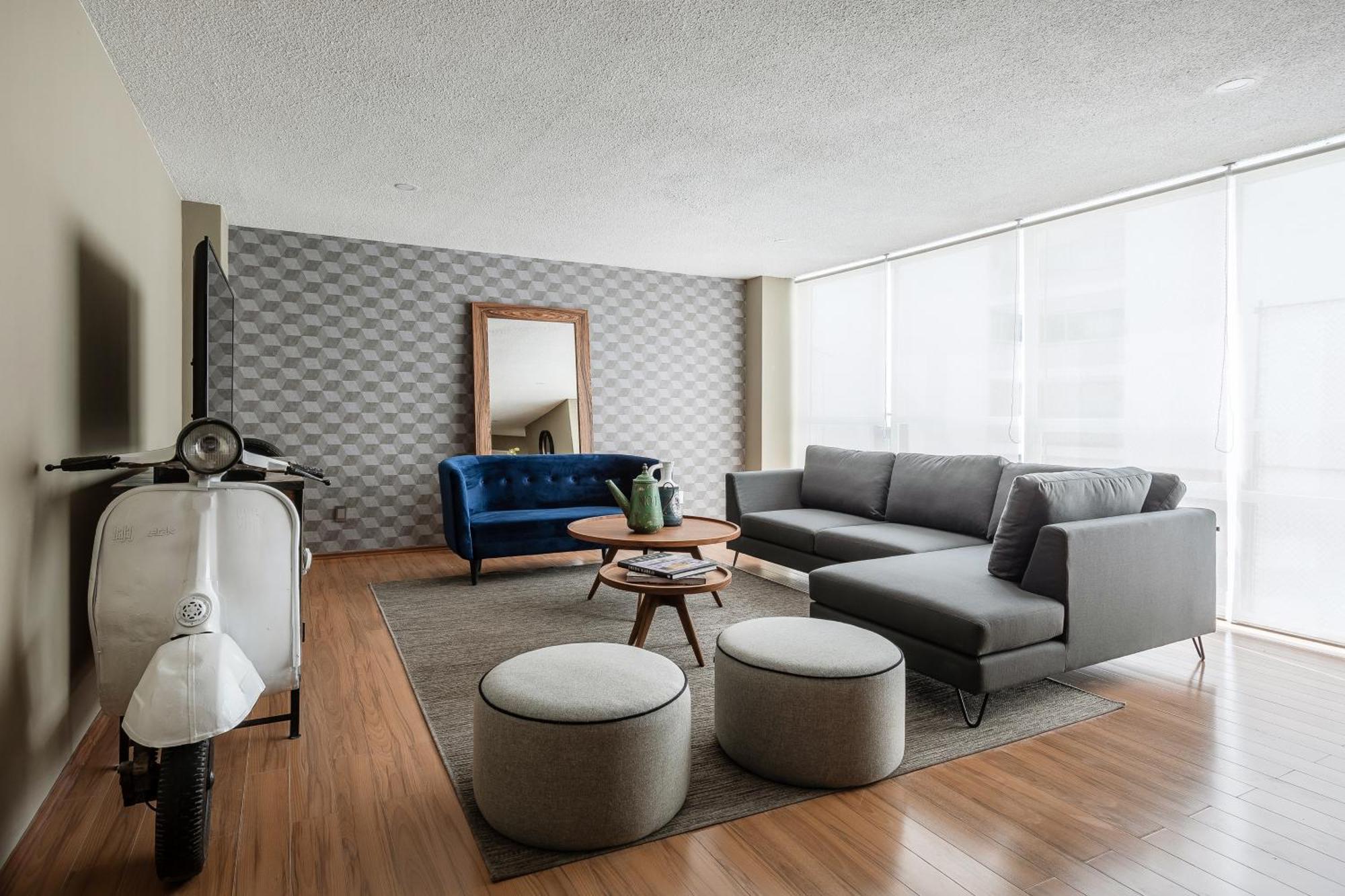 Apartamento 3br Polanco -elevator -parking-washer Dryer
