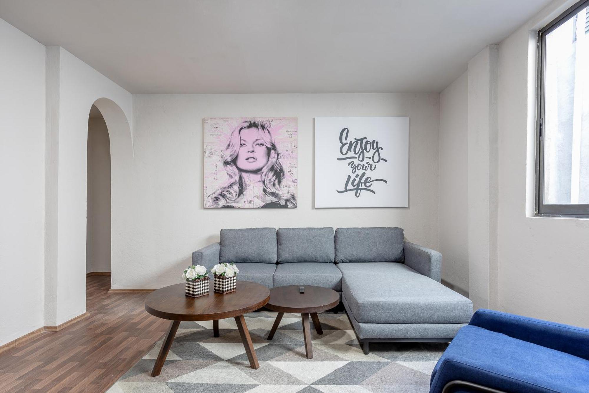 Chic Living - Roma Norte -laundry- Sleeps 7 México DF