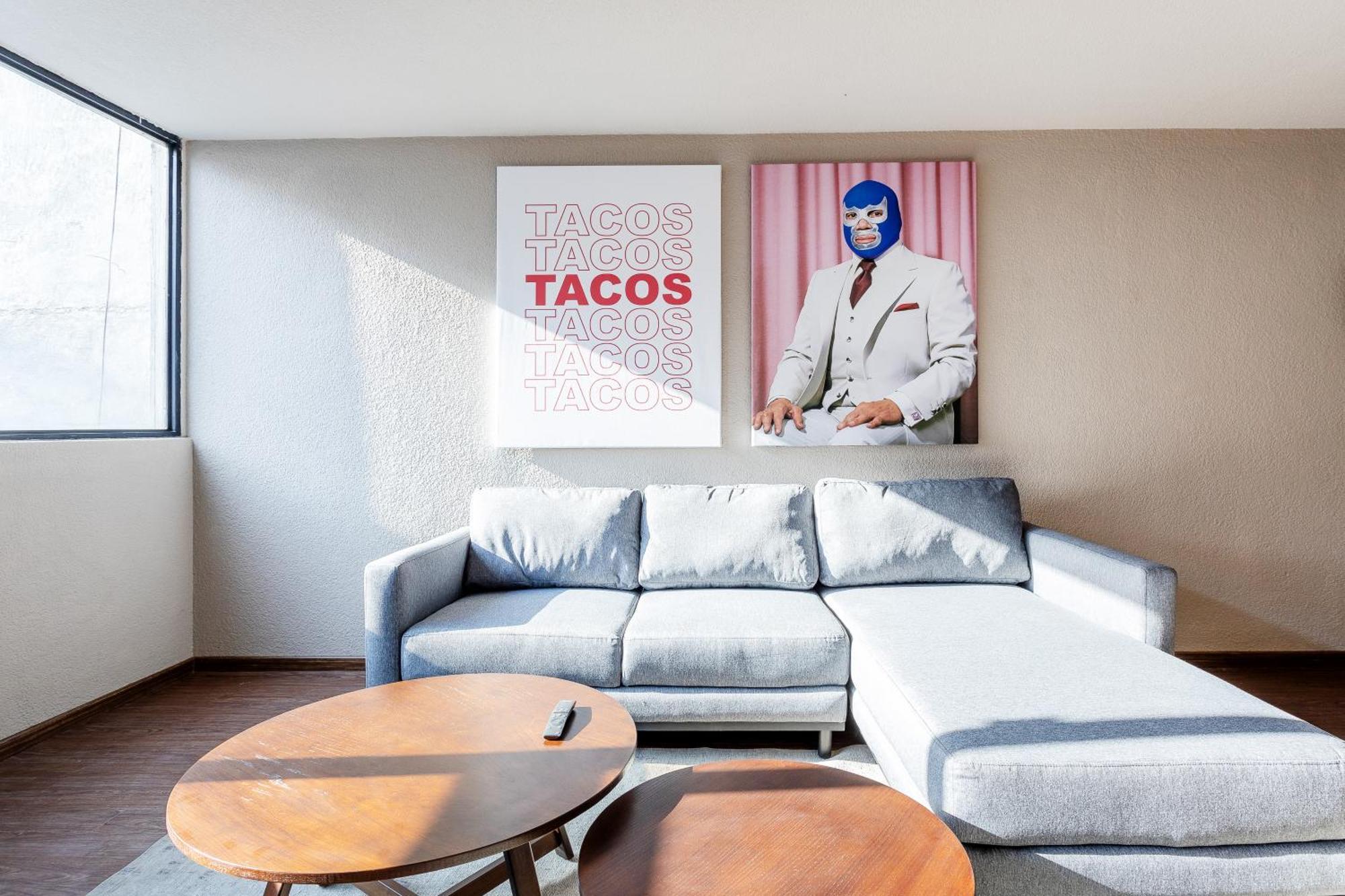 Apartamento Roma Norte Retreat - 2br Wifi- Parking- Sleeps 6 Cidade do México