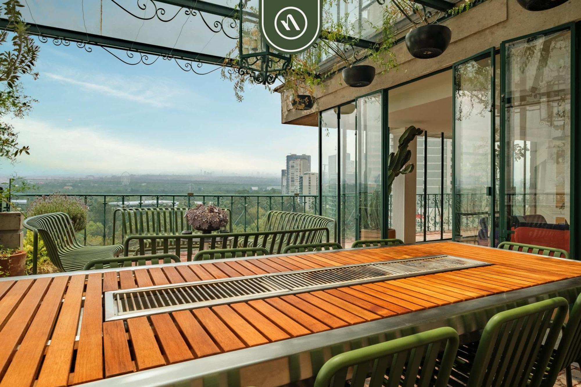 Amazing Ph - Private Terrace Overlooking The México DF