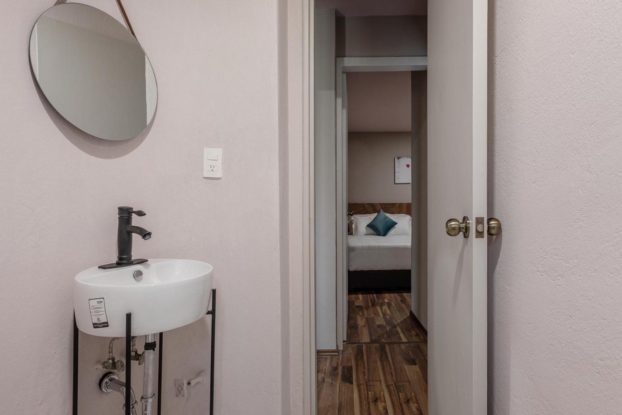 Apartamento Live Roma Norte - 2br - Wifi -laundry Included Cidade do México