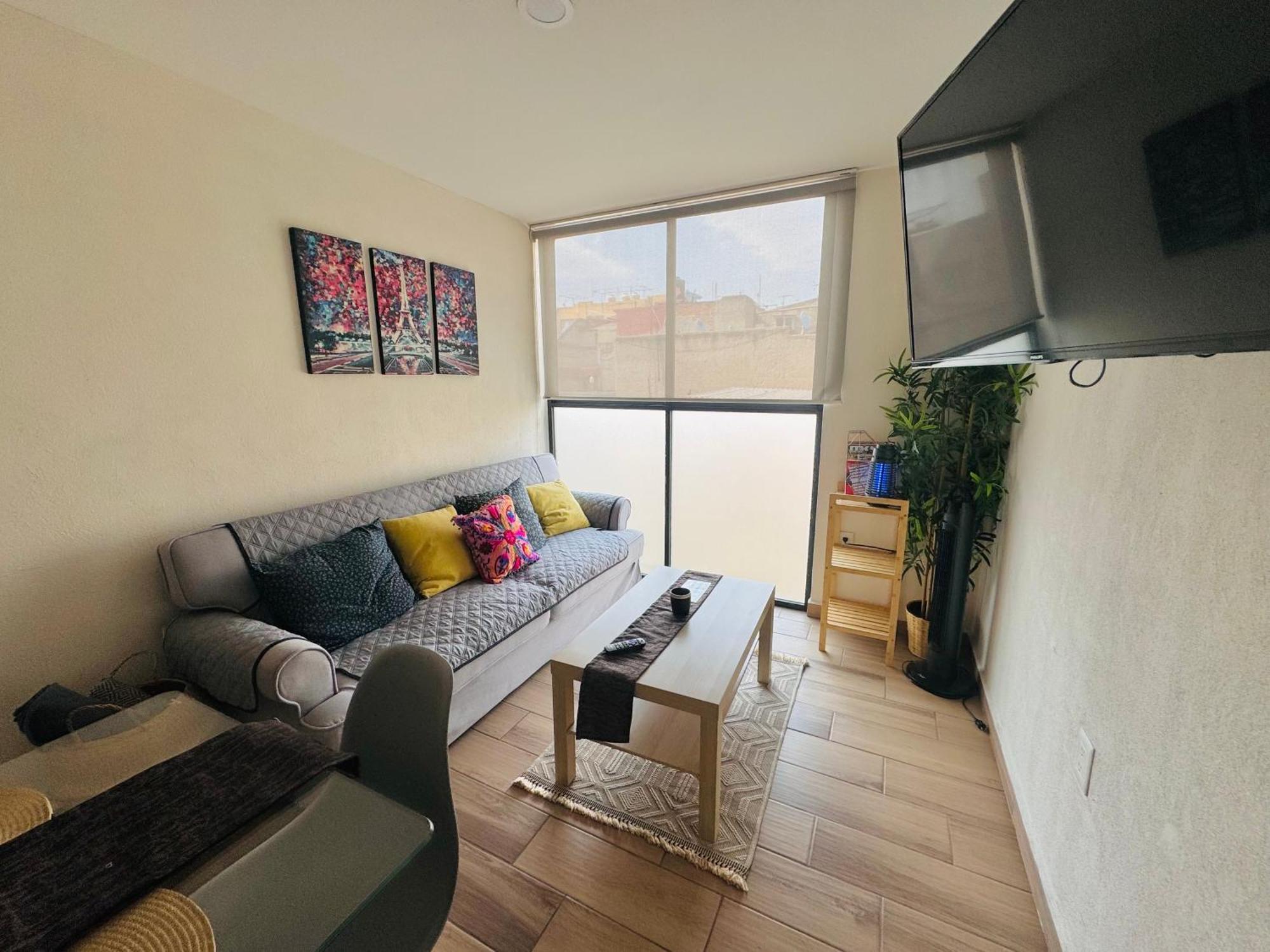 Cozy 2 Bedrooms 18 Min Away From The Airport Apartamento México DF