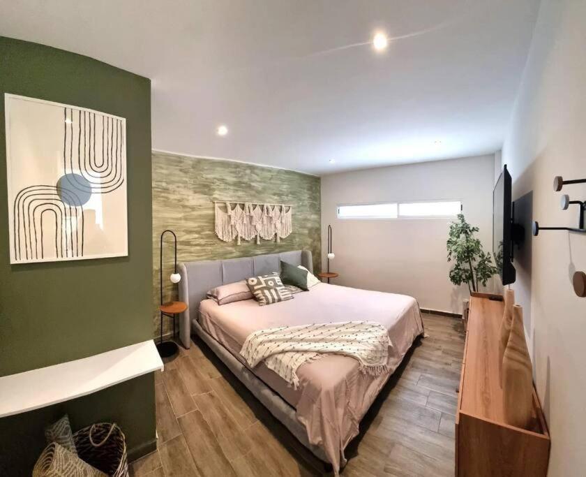 0 - De Lujo Confort Cama Queen Size Roma Sur Apartamento México DF