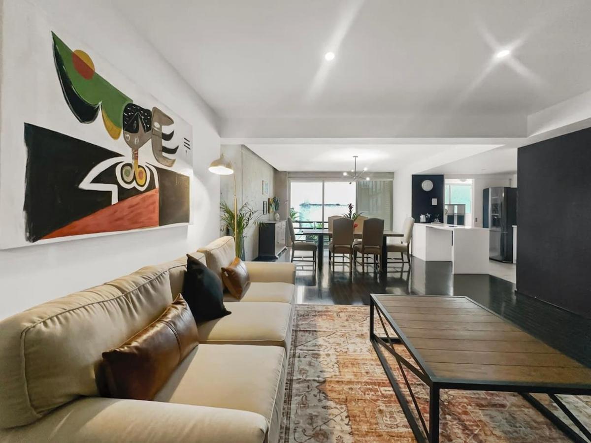 113 B201 Luxury 3br 2 Baths In Condesa Elevator 24hrs Security And Parking Apartamento