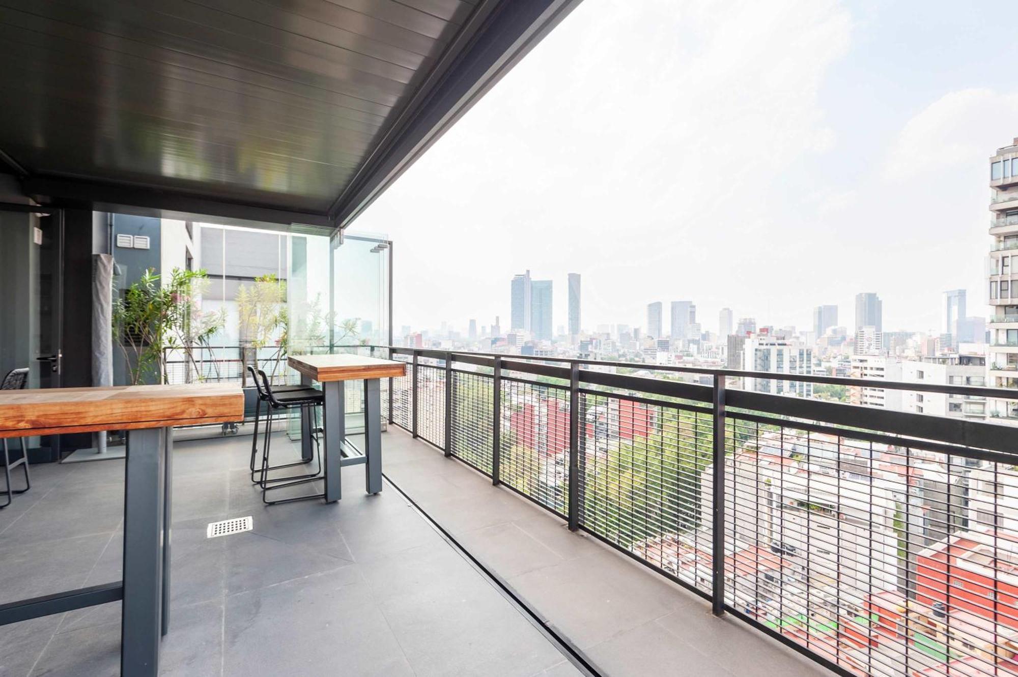 319-ph Luxury Ph Near Roma Condesa With Terraces * Mexico City