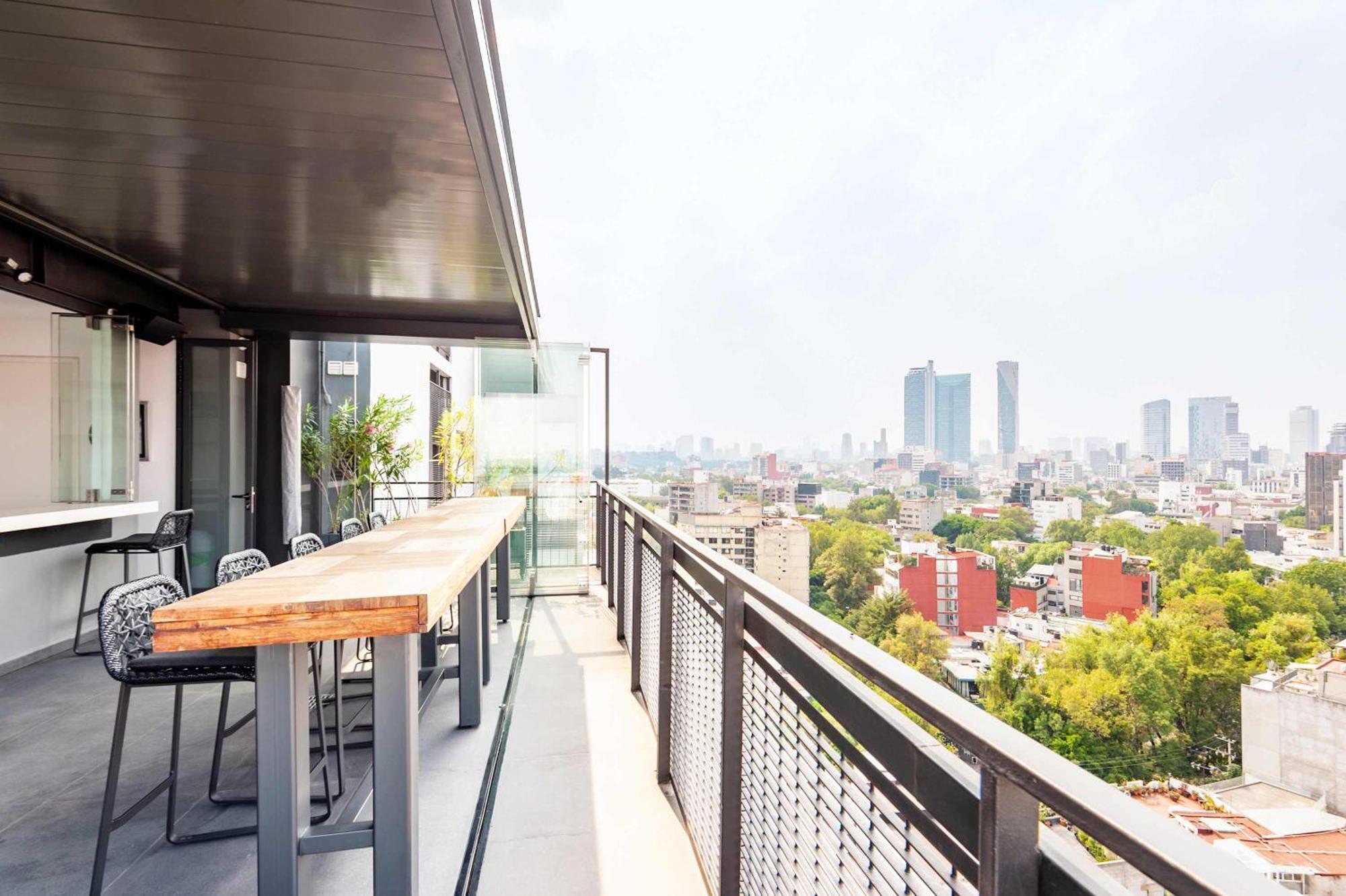 319-ph Luxury Ph Near Roma Condesa With Terraces *