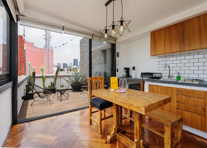 Lovely 1Br With Rooftop In Roma Norte
