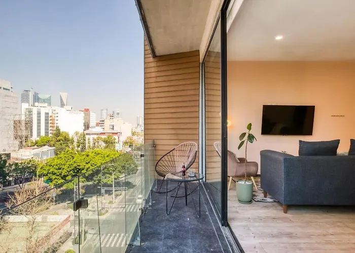 Medellin 148 By Mr W - 301 Aprt With 2 Bedroom And Balcony In La Roma