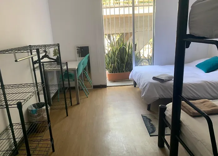 Hermosa Habitacion Con Balcon Cama Mat Y Litera Polanco