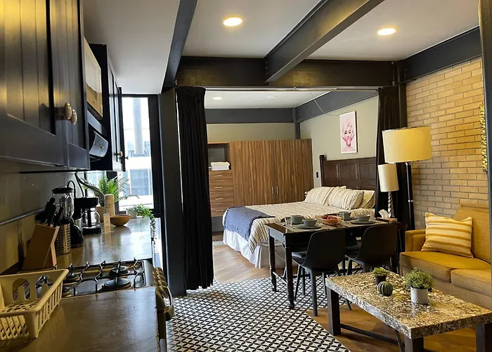 increible LOFT en la CONDESA cama KING SIZE