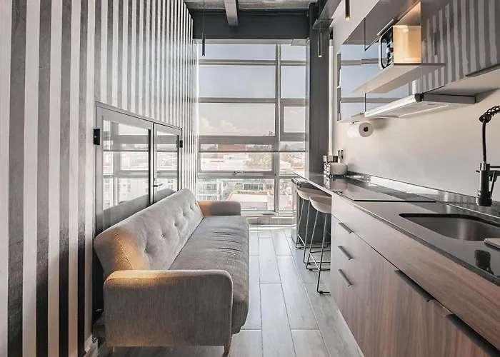 The Striped Loft Modern Elegance In A Centric Location