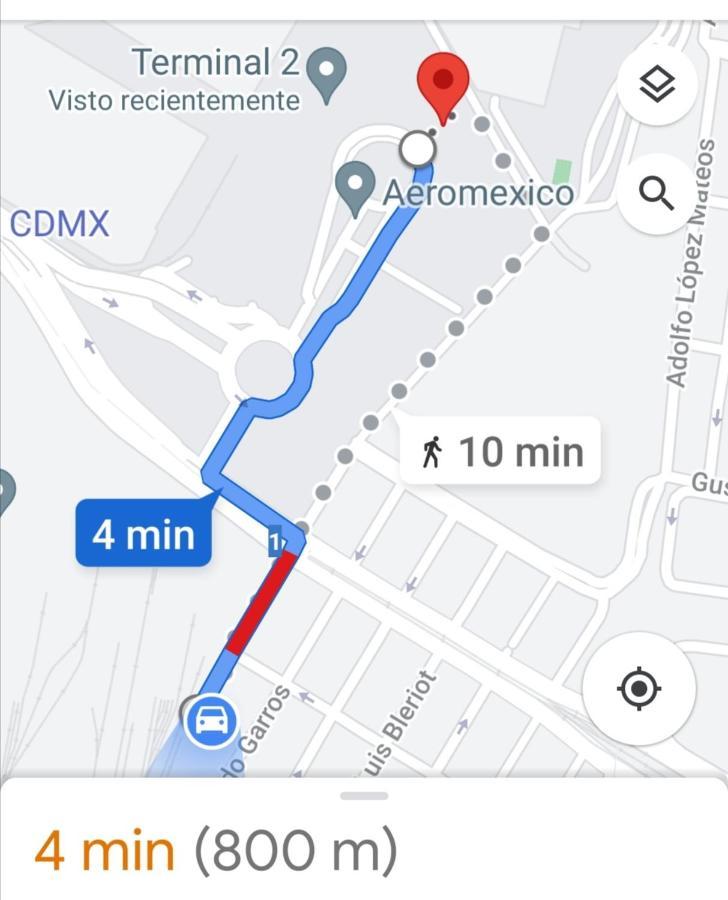 Departamento Cercano Al Aeropuerto T2, A 2 Calles * Cidade do México