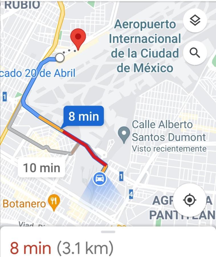 Apartamento Departamento Cercano Al Aeropuerto T2, A 2 Calles México DF