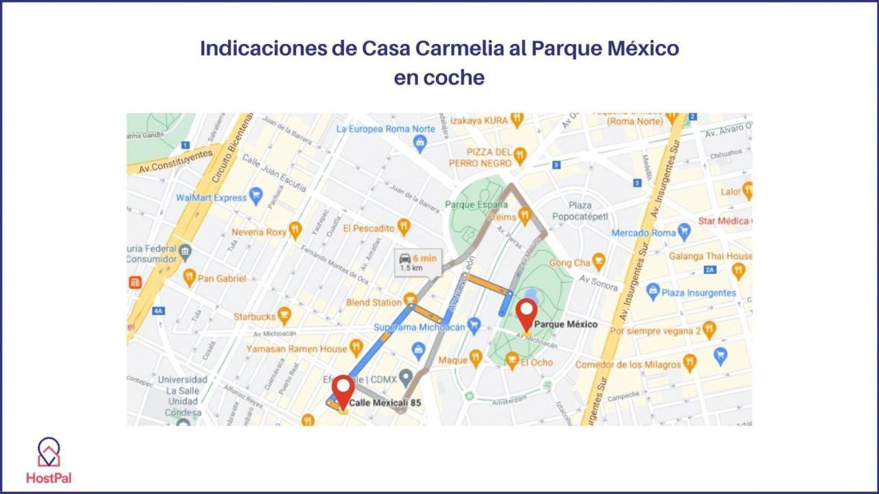 Apartamento HostPal Casa Carmelia Condesa - Frida