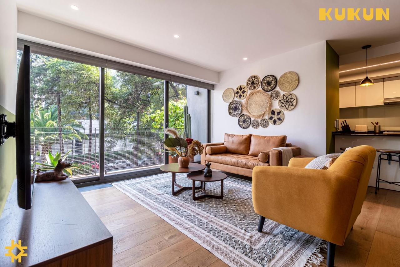 Kukun Condesa Taman Apartamento