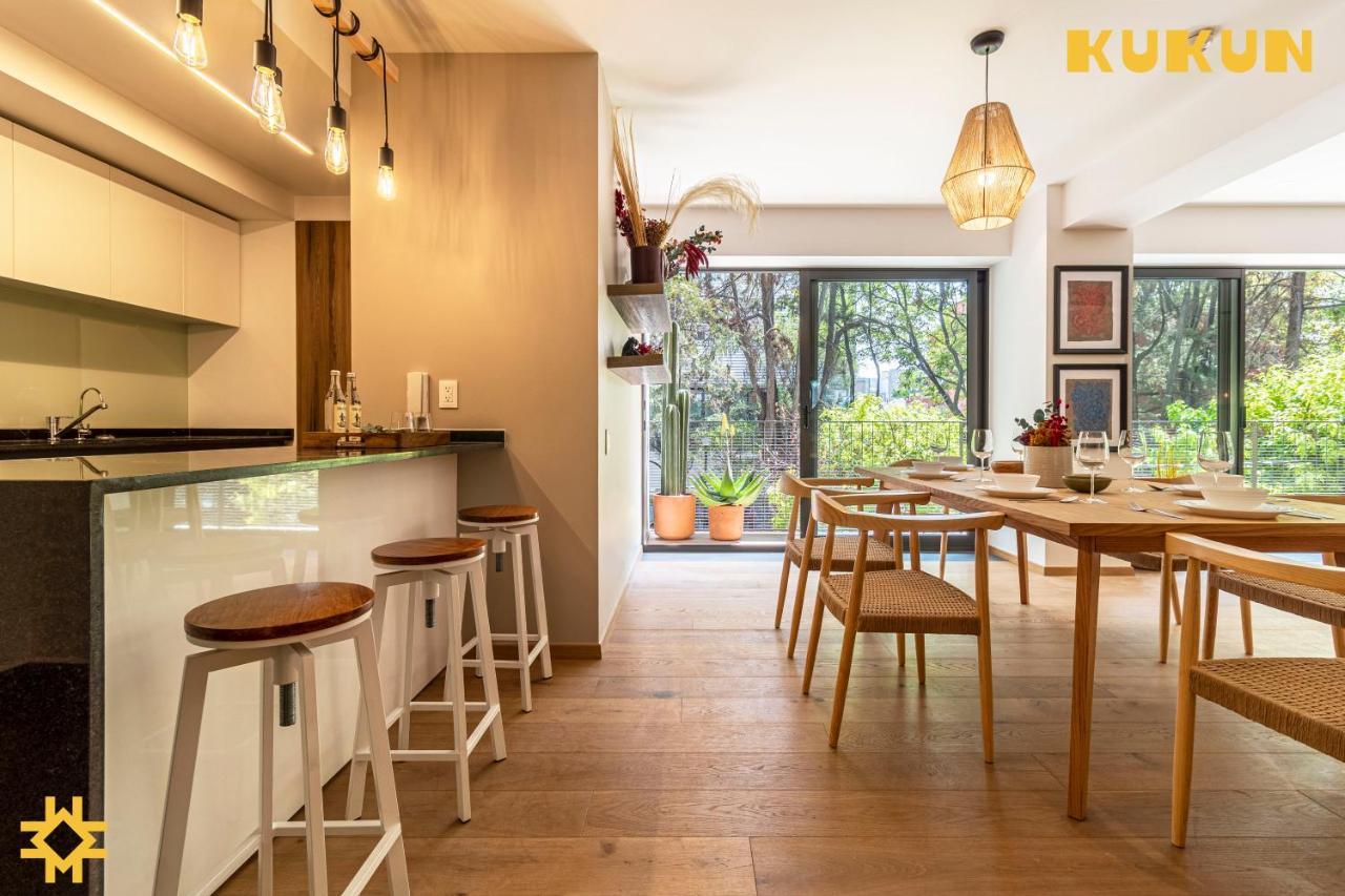 Kukun Condesa Taman Apartamento