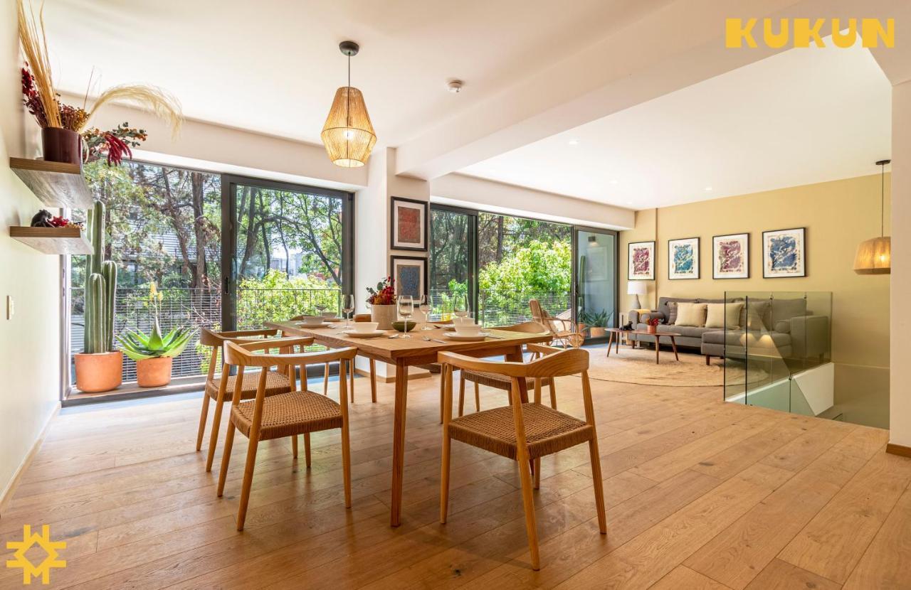Kukun Condesa Taman Apartamento