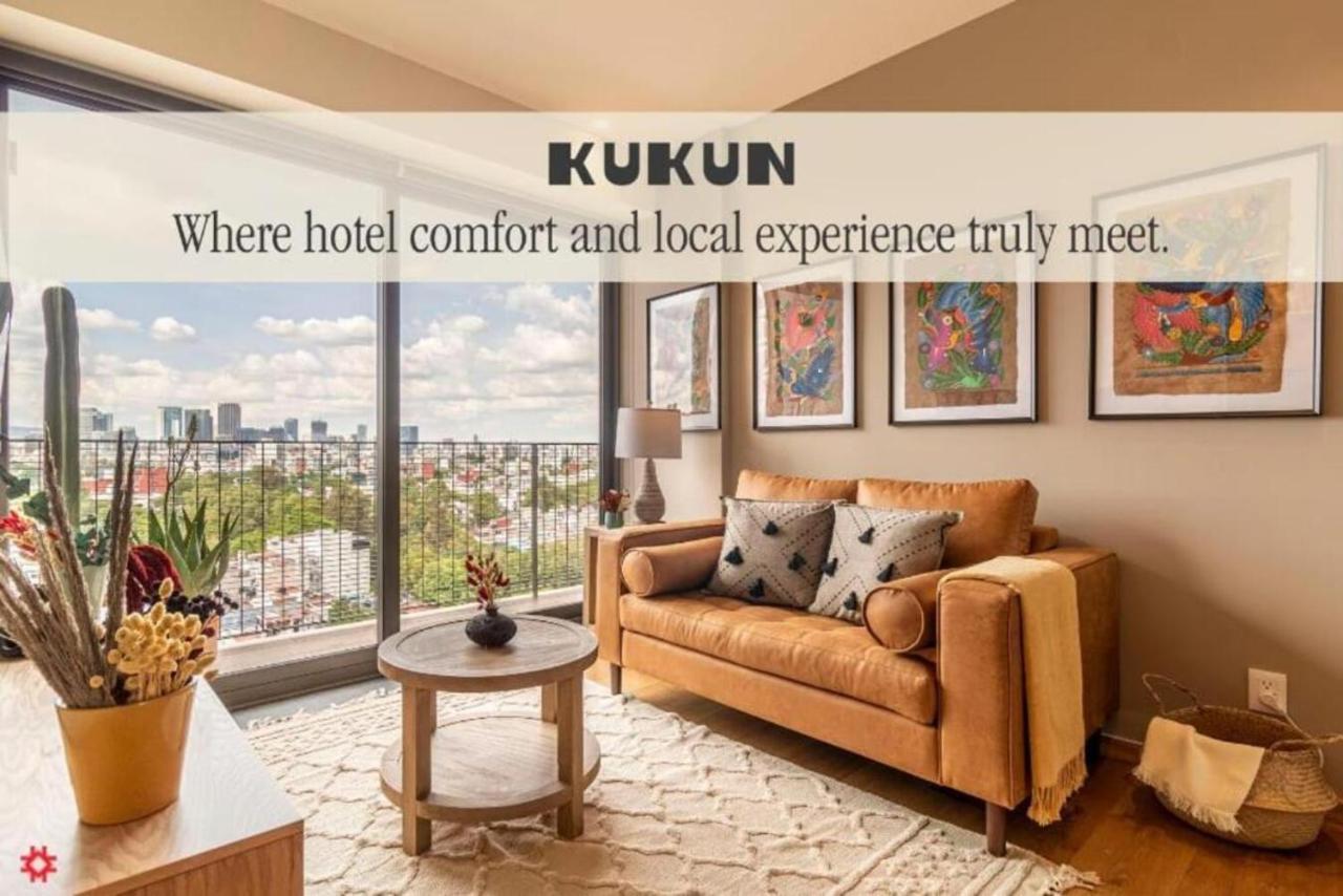 Kukun Condesa Taman Apartamento