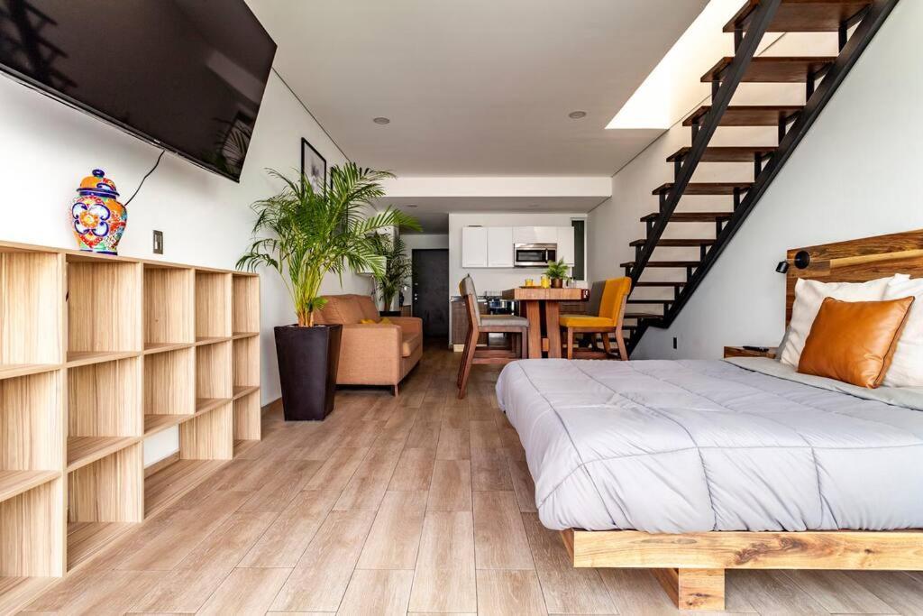 Loft Roma/condesa Con Terraza Privada. Apartamento *