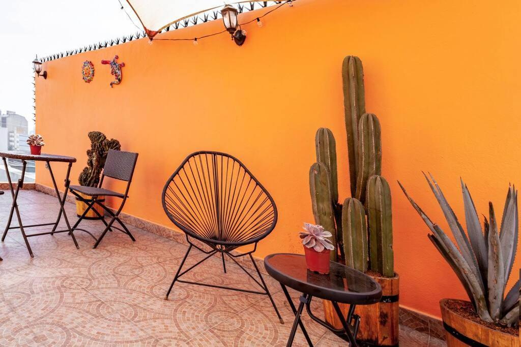 Loft Roma/condesa Con Terraza Privada. Apartamento