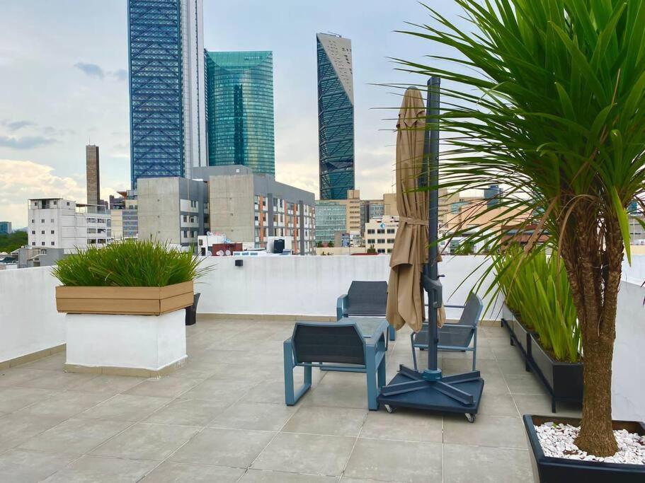 Apartamento Loft Roma/condesa Con Terraza Privada. *