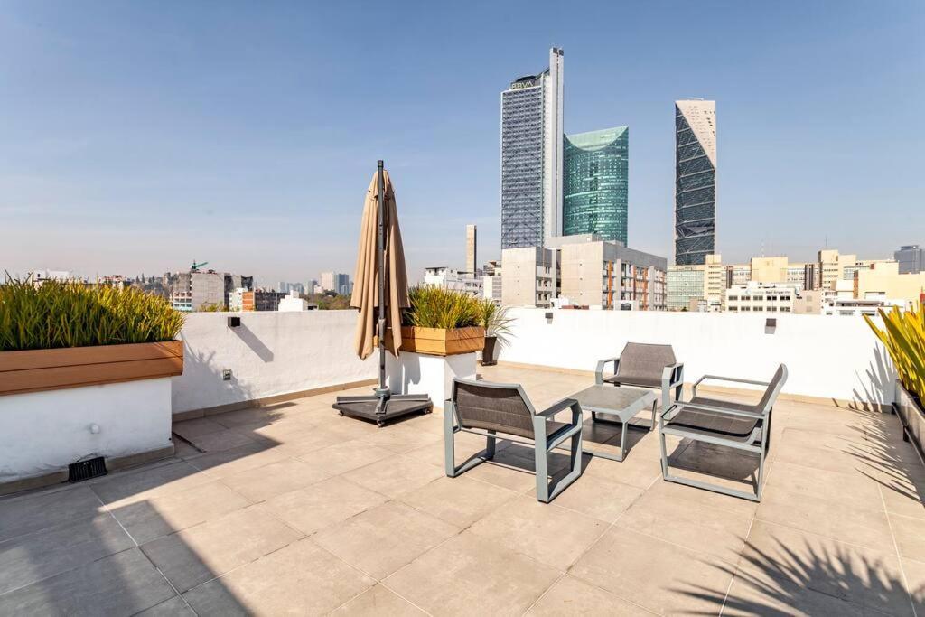 Apartamento Loft Roma/condesa Con Terraza Privada. México DF