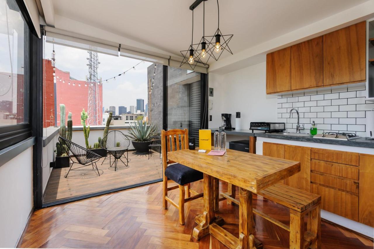 Apartamento Lovely 1br With Rooftop In Roma Norte Cidade do México