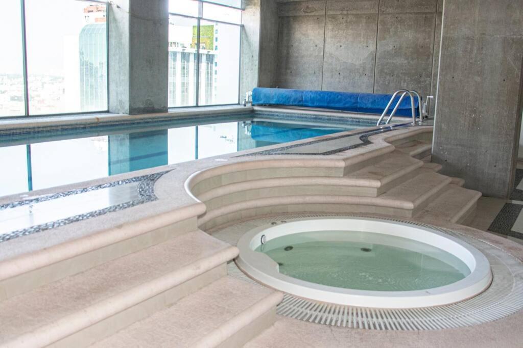 Apartamento Great Cozy Loft Luxory Pool/ Gym/jacuzzi/roof