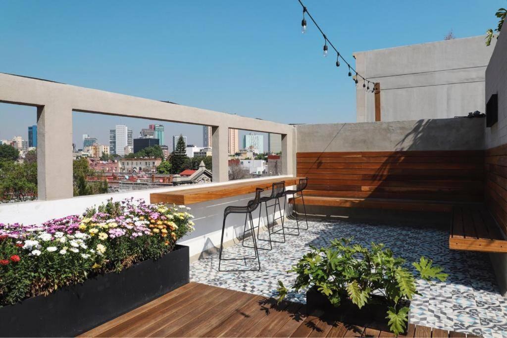 New Mex Inspired Bo-ho Chic With Private Patio And Roof Terrace Cidade do México