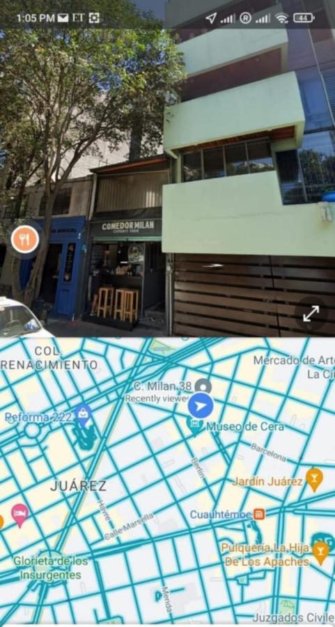 Apartamento Completo 2br Y 2bano Una Cuadra De Reforma Y Zona Rosa * Cidade do México