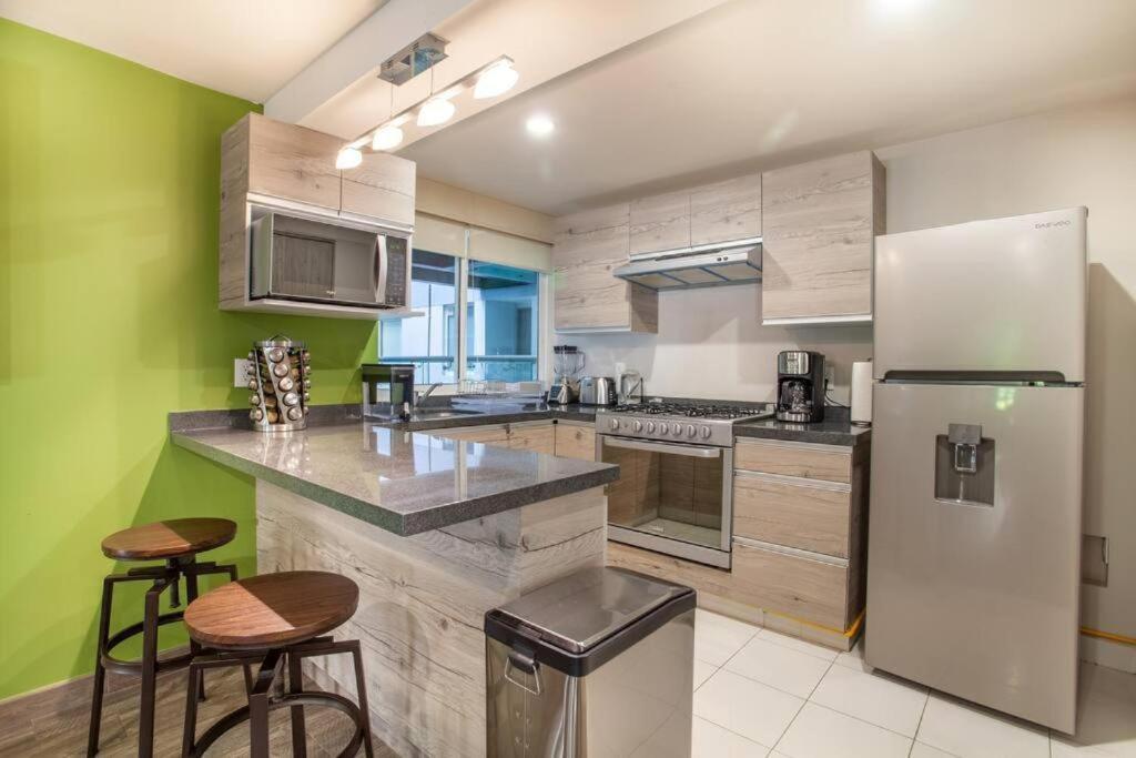Aparthotel Corazon De Condesa 3 Departamentos - 200mbps Wifi, Roof, Gym *