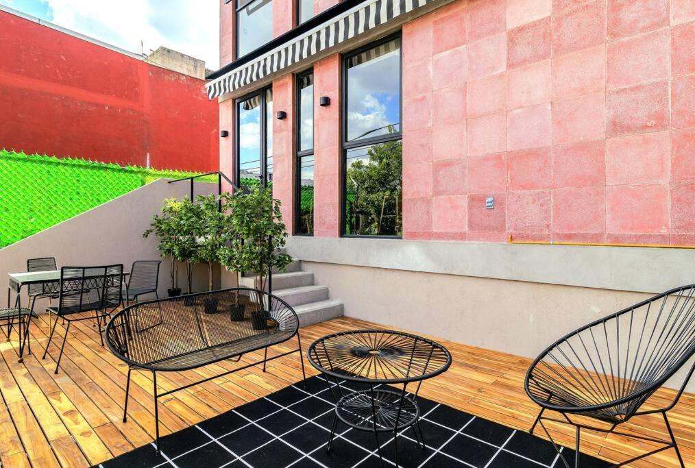 Apartamento Elegant Boutique In La Roma 2br/2ba/terrace *