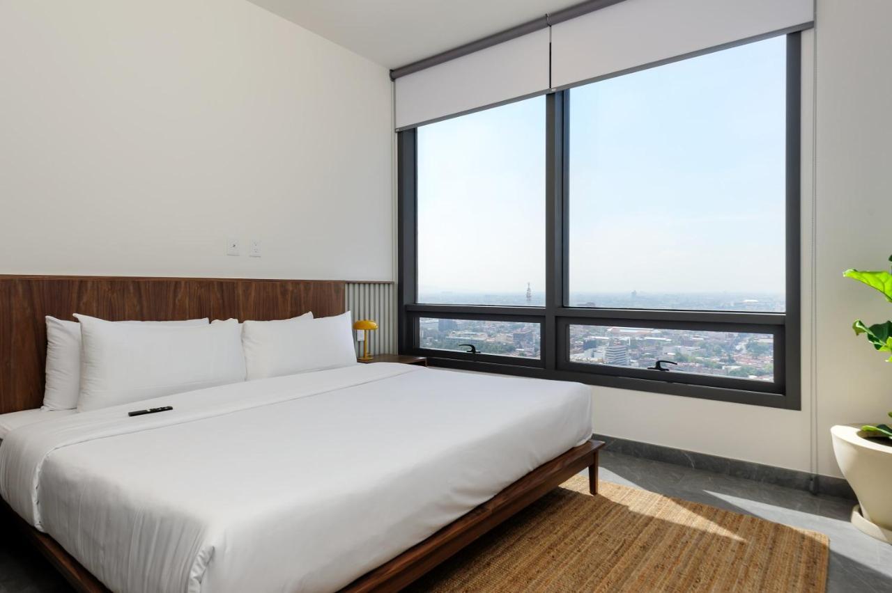 Minimalist Loft With Amazing View In Cuauhtemoc