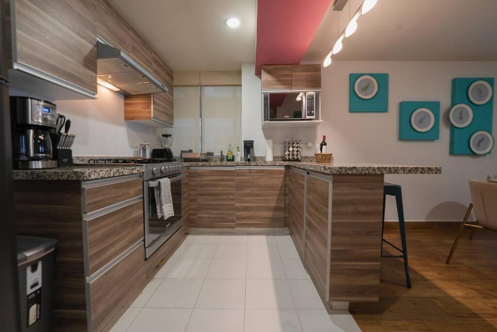 Apartamento Condesa Mexican Hideway 3bd 2ba Roof 200mbps México DF